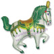 Нарядная лошадь (зеленая)
